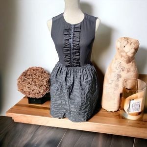 Sandro Black Braid Front Dress Size M (Designer Size 2)